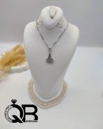 گردنبند نقره زنانه مدل گیلاس