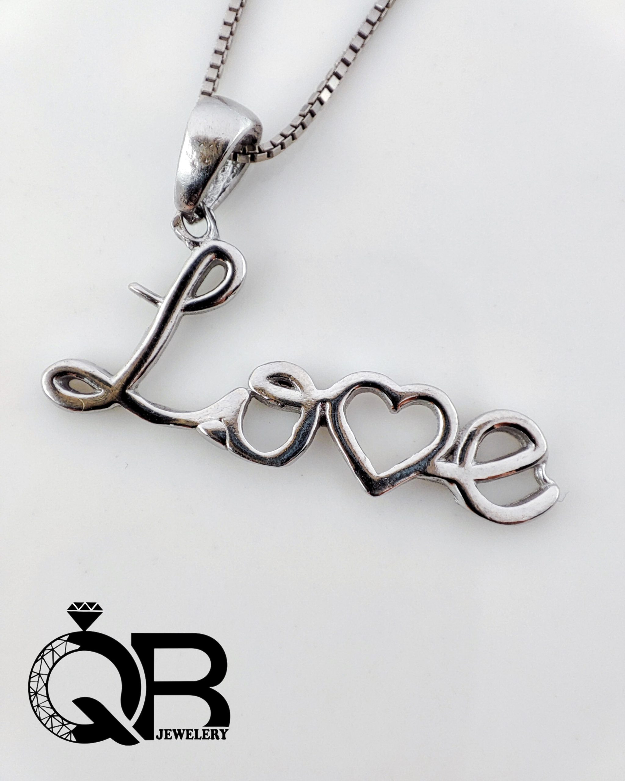 love-silver-necklace-for-women گردنبند نقره زنانه و دخترانه LOVE