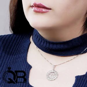 گردنبند نقره دخترانه و زنانه مدل گوچی