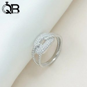 انگشتر نقره زنانه جذاب و شیک نقره عیار 925