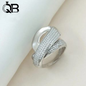 انگشتر زنانه نقره 925 طرح تایلندی با روکش طلا