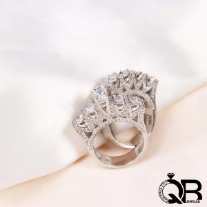 حلقه پشت حلقه میکرو با نگین های برلیان و باگت جدید