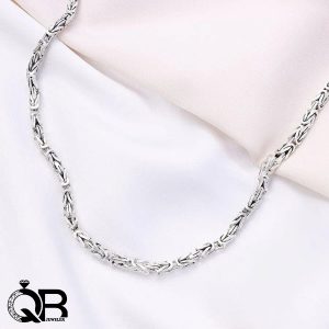 گردنبند نقره مردانه مدل کرال ترک