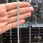 دستبند نقره مدل کارتیه مردانه