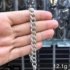دستبند مردانه کارتیر نقره ضخامت متوسط
