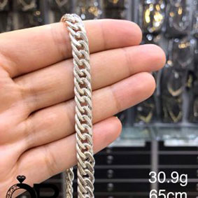 دستبند مردانه کارتیر نقره ضخیم
