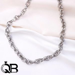 گردنبند نقره مردانه مدل پیچ