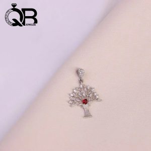 گردنبند دخترونه نقره طرح درخت
