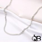 گردنبند نقره مردانه دولاین