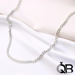 گردنبند نقره مردانه دولاین