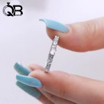 انگشتر میکرو زنانه نقره تک نگین ظریف کاری ارزان کد 1101 - تصویر 3