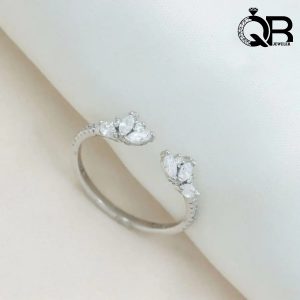 انگشتر فری سایز دخترانه نقره و ظریف
