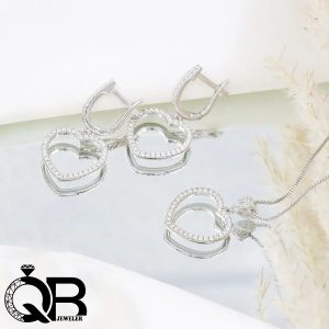نیم ست مدل قلب سایز کوچک