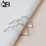 گوشواره نقره زنانه مدل قلب