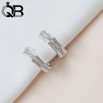 گوشواره حلقه ای جدید و شیک نقره