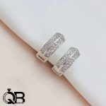 گوشواره نقره زنانه حلقه ای قالب تایلندی