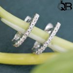 گوشواره حلقه ای ریز و ظریف دخترونه طرح مدل طلا - تصویر 2