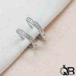 گوشواره نقره حلقه ای کوچک دخترانه