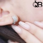 گوشواره نقره مدل رینگ تمام - تصویر 2