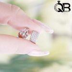 گوشواره نقره مدل رینگ تمام - تصویر 3