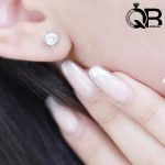 گوشواره نقره سوزنی کوچک و ریز مناسب خرید ارزان - تصویر 2