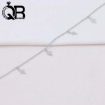 پابند زنانه نقره با آویز کاج