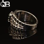 انگشتر توپاز سبز مردانه رکاب نقره دست ساز با عیار ۹۲۵1