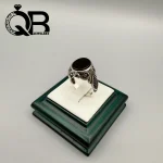 انگشتر نقره اونیکس مشکی
