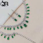 سرویس اشکی رادیوم شده با سنگ زمرد