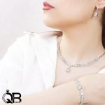 سرویس زنانه اسپرت مدل امرالد کات و فلاور وزن بالا 1