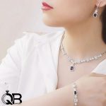 سرویس امرالدکات با نگین کبود1