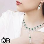 سرویس امرالدکات با نگین سبز1