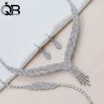 سرویس زنانه نگین دار طرح گره