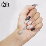 نیم ست نقره جواهری ظریف و برآمده 2