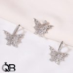 نیم ست طرح پروانه نگین دار