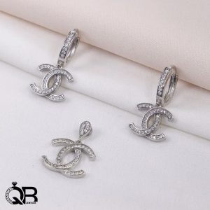 نیم ست میکرو طرح chanel همراه با زنجیر