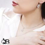 نیم ست طرح امرالدکات نگین دار1