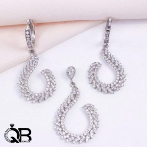 نیم ست طرح اشک پرنگین
