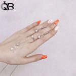 نیم ست طرح آویز قلب و گل1