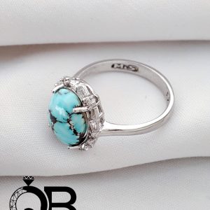 انگشتر نقره زنانه و دخترانه و آبکاری درجه یک