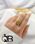 انگشتر نقره زنانه عقیق شرف الشمس8 - تصویر 5