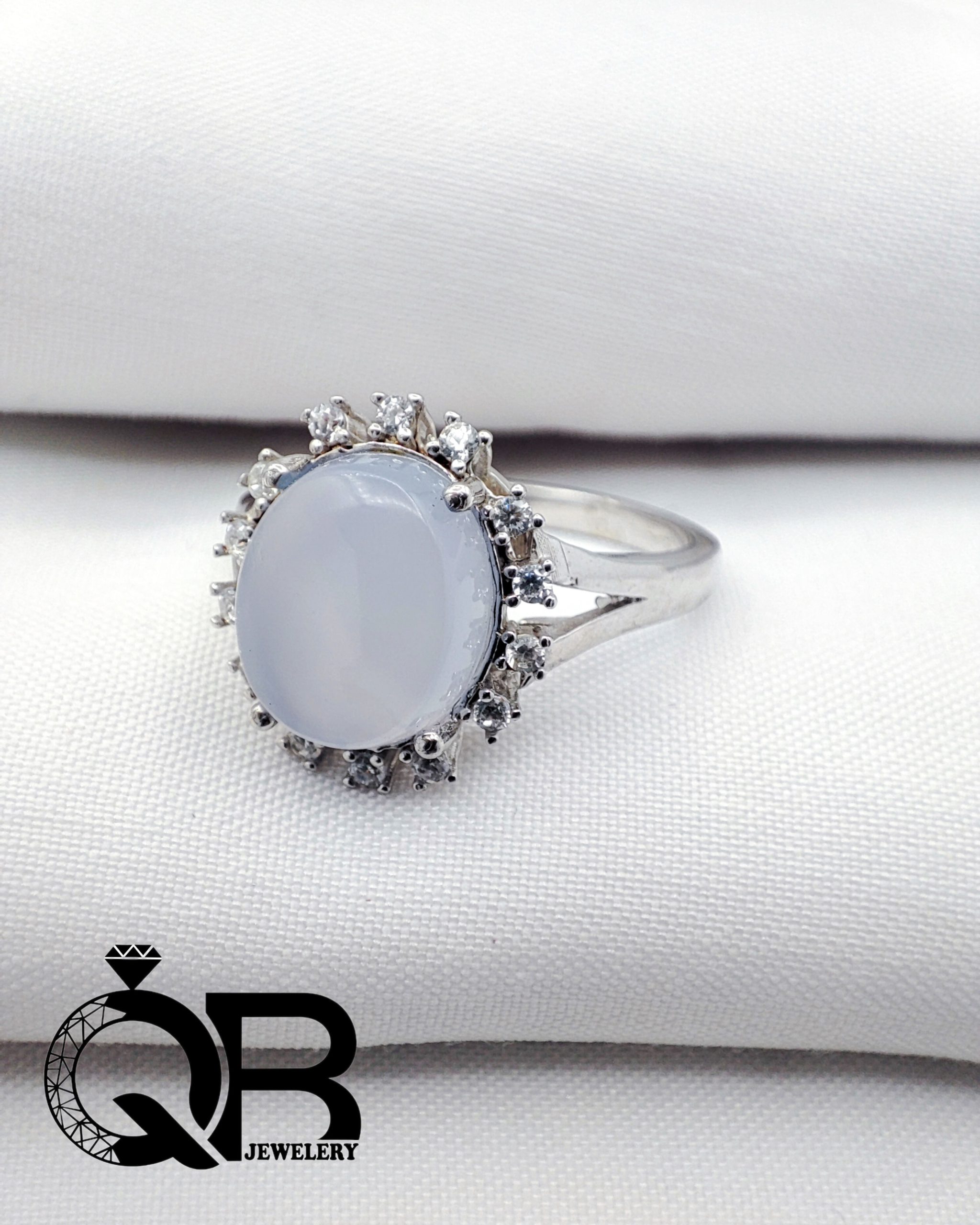womens-silver-ring-blue-yemeni-agat4 انگشتر نقره زنانه نگین عقیق یمنی کبود طرح4
