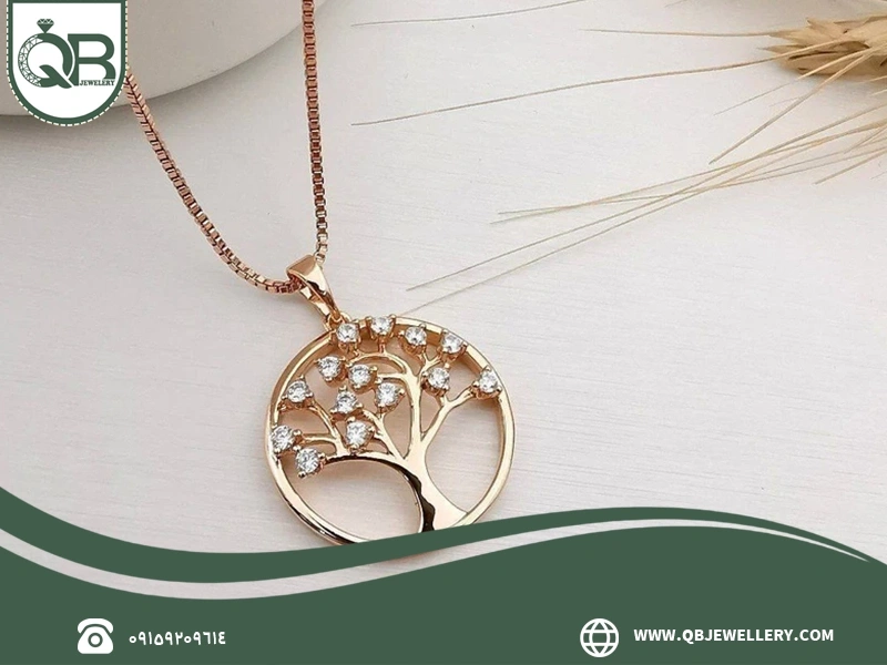 نماد درخت در جواهرات نقره برای زنان