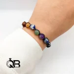 خرید دستبند هفت چاکرا اصل دستبند انرژی‌درمانی سنگ طبیعی - تصویر 3