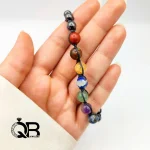خرید دستبند هفت چاکرا اصل دستبند انرژی‌درمانی سنگ طبیعی