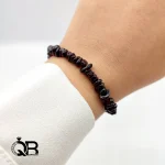 دستبند سنگی یاقوت سیلان مدل چیپسی کد A154