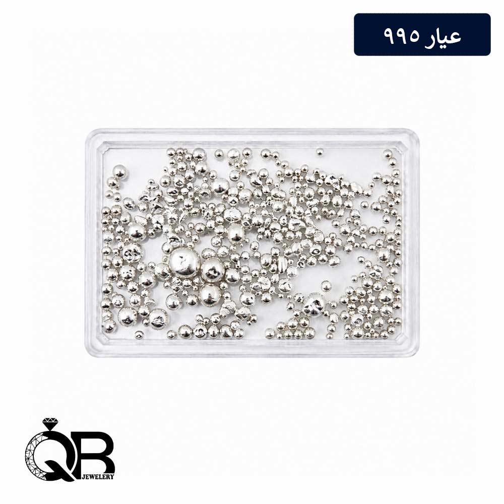 ساچمه نقره 10 گرمی با عیار 995