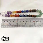 تسبیح هفت چاکرا اصل (۳۳ دانه) تنظیم انرژی و تعادل روح A218