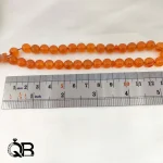 تسبیح سنگ عقیق یمنی درجه یک عسلیA228