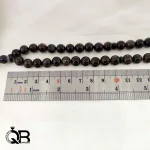 تسبیح عقیق جزع یمنی اصل نمره ۹ (۳۳ دانه) سنگ رزق و برکت A215